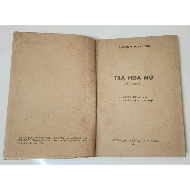 Alexandre Dumas con - TRÀ HOA NỮ 703504