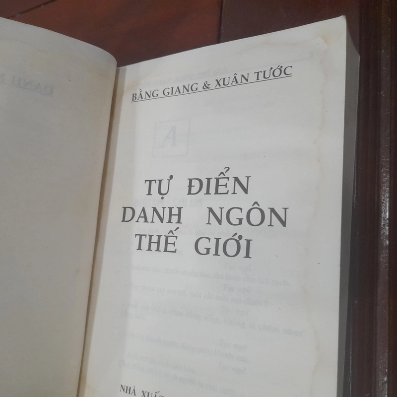 Từ điển DANH NGÔN THẾ GIỚI 543639