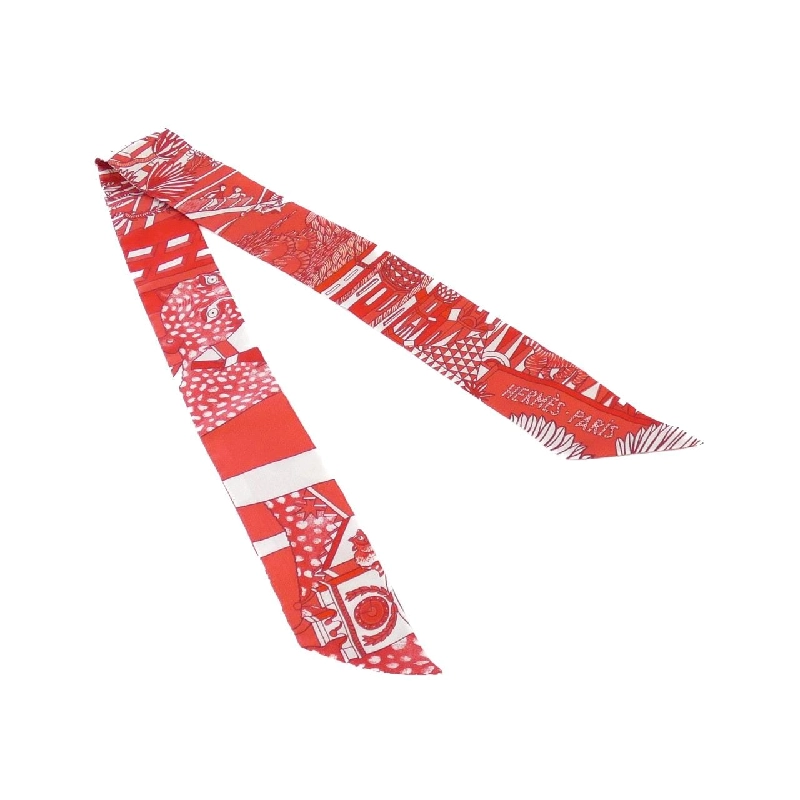 【Sản phẩm mới】Hermès ANIMAPOLIS Twilly 063275S khăn choàng 625065