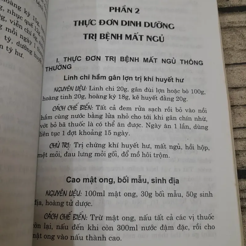 Sách Món ăn bài thuốc- Chữa bệnh Mất ngủ. Minh Việt biên soạn 704353