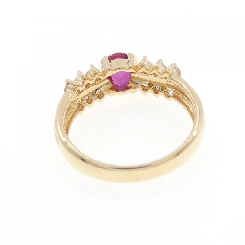 Nhẫn Ruby K18YG 0.56CT - Hàng hiệu Chính hãng 850328