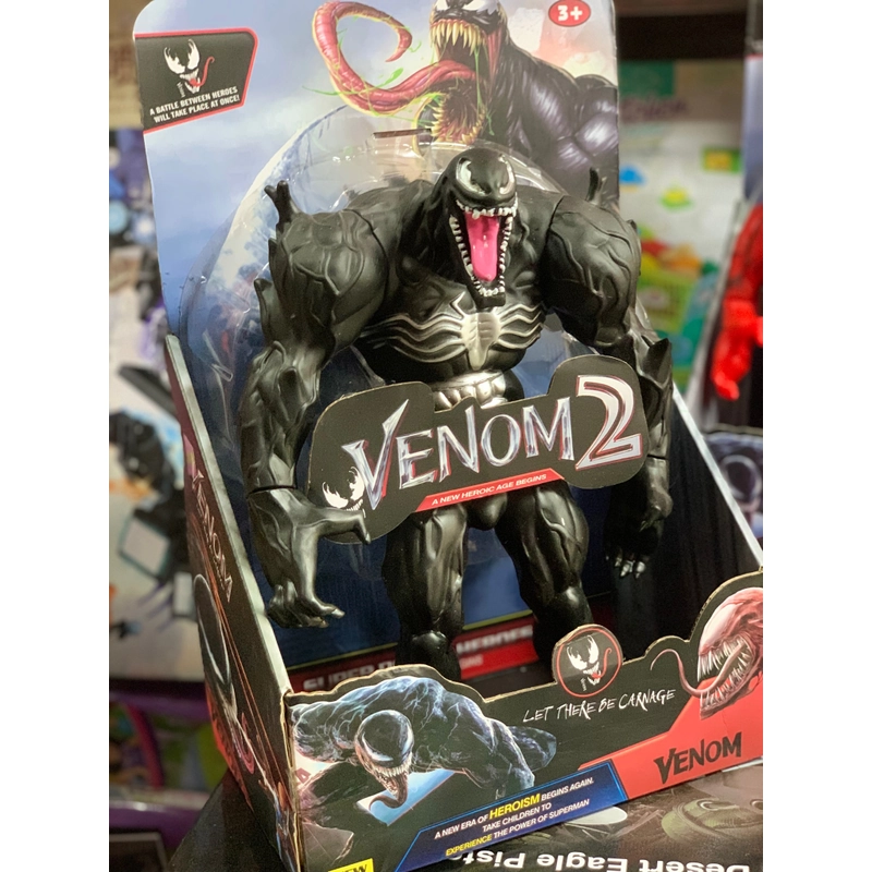 Đồ chơi mô hình nhân vật siêu anh hùng Venom màu đen cao 31cm  MY-021 283205