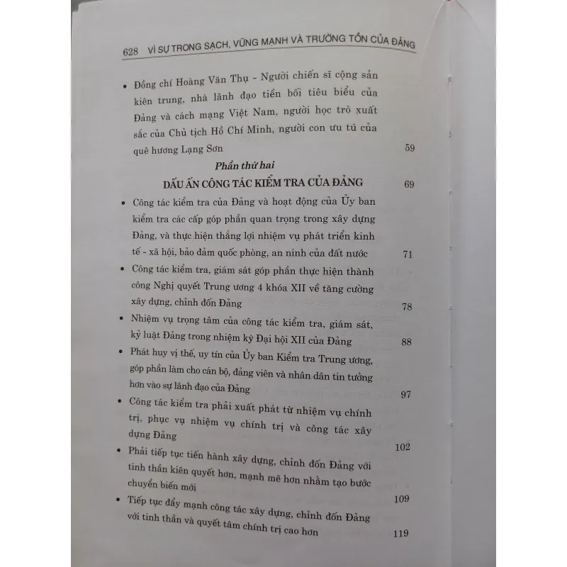 Sách: Vì sự trong sạch, vững mạnh và trường tồn của Đảng 935402