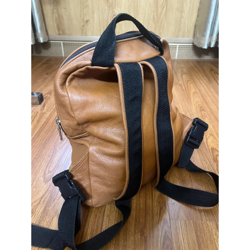 Balo nam 30x46x15 da thật 2hand 992646