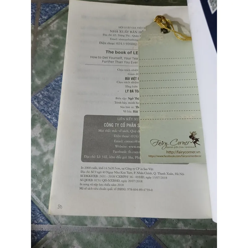 The book of leadership dẫn dắt bản thân, đội nhóm và tổ chức vươn xa - Anthony Gell 748823