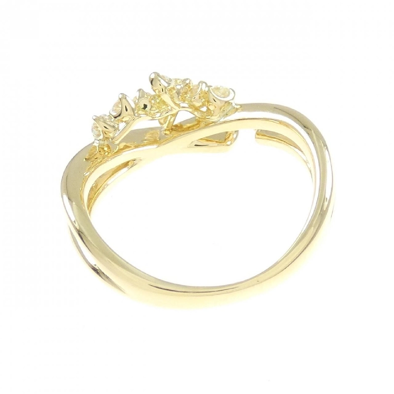 Nhẫn kim cương K18YG 0.24CT 673451