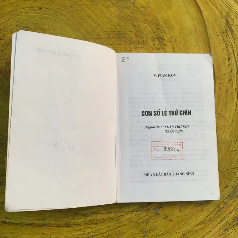  CON SỐ LẺ THỨ 9 - V. FIAN-KOV 790760