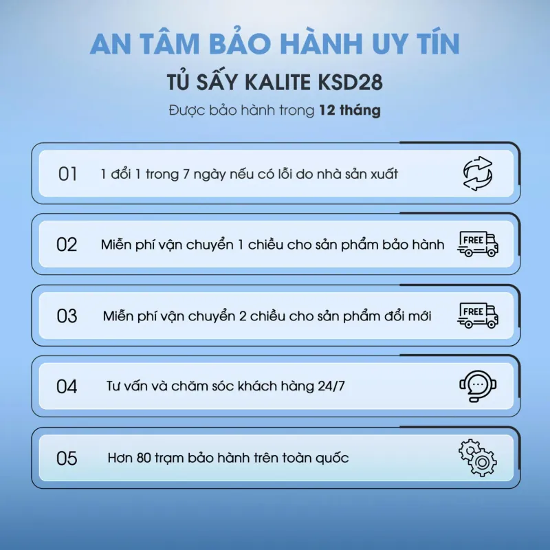 Tủ sấy quần áo KALITE KSD28 786469