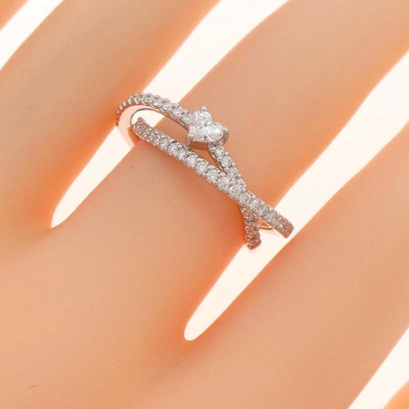 Nhẫn kim cương hình trái tim PT900 0.51CT - Hàng hiệu Authentic 850548