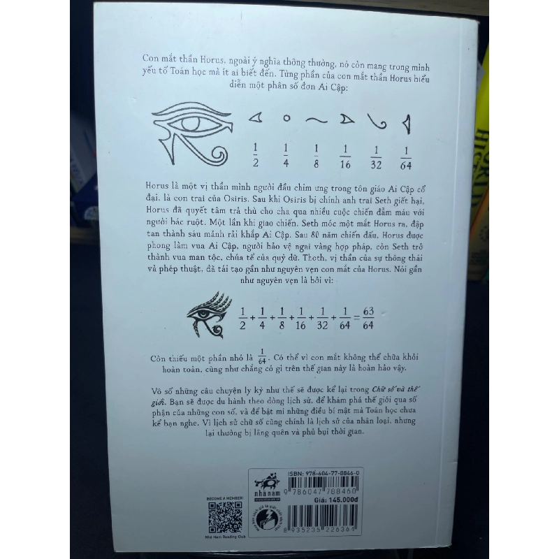 Chữ số và thế giới nguồn gốc bị lãng quên 2021 mới 90% Đỗ Minh Triết HPB2905 SÁCH KHOA HỌC ĐỜI SỐNG 914620