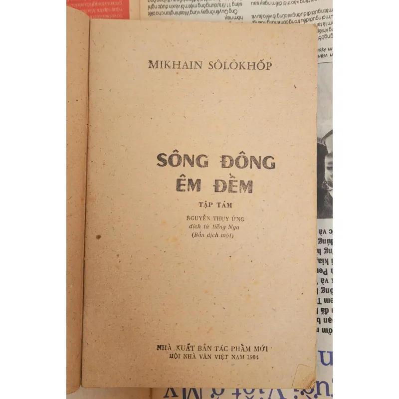Trọn bộ VH kinh điển SÔNG ĐÔNG ÊM ĐỀM, 8 tập (Mikhail A. Sholokhov) 757762
