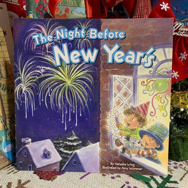 Sách tranh The Night Before New Year’s, used, sờn gáy, Quà tặng Mori 337724