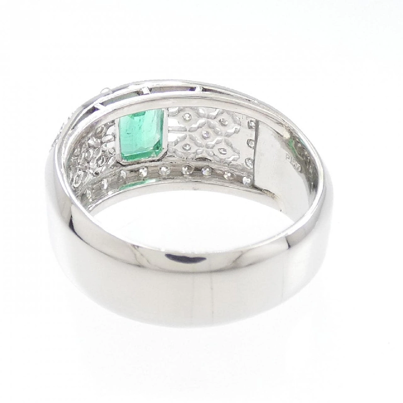 Nhẫn Emerald PT900 0.915CT - Hàng hiệu Chính hãng 849724