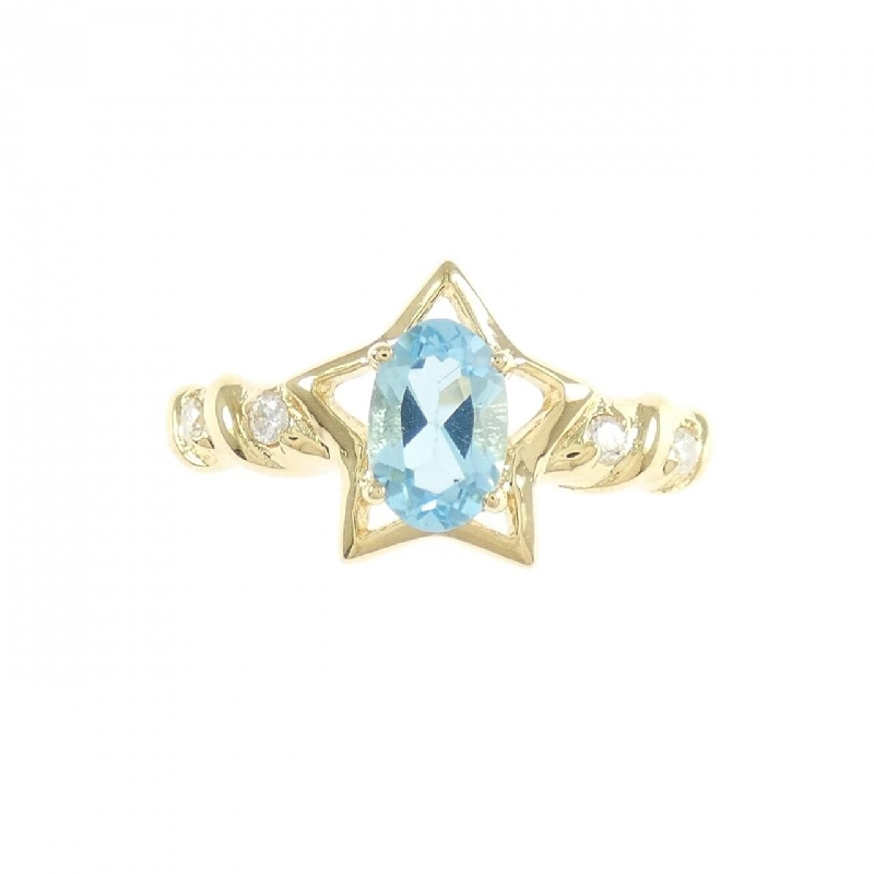 Nhẫn Blue Topaz 750YG 669485