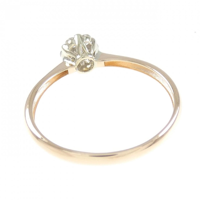 Nhẫn kim cương hoa K18PG/K18WG 0.20CT 672531