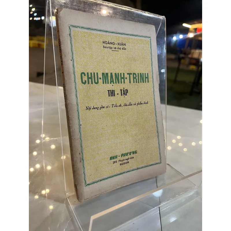 CHU MẠNH TRINH THI TẬP - HOÀNG XUÂN 755334
