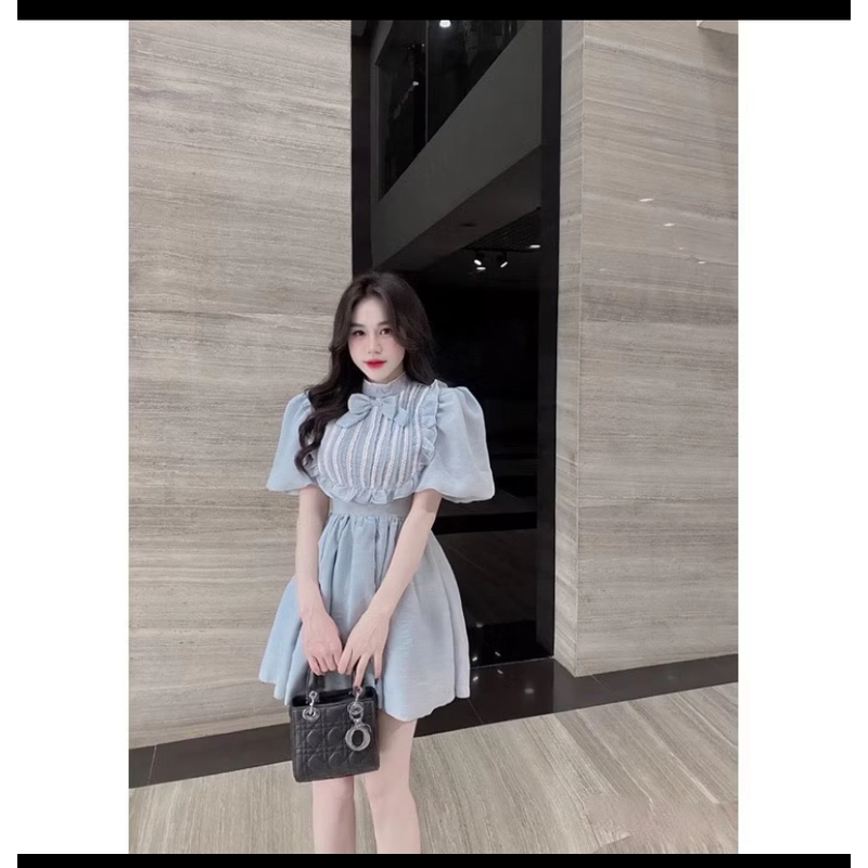 Đầm xoè tay bồng 444607