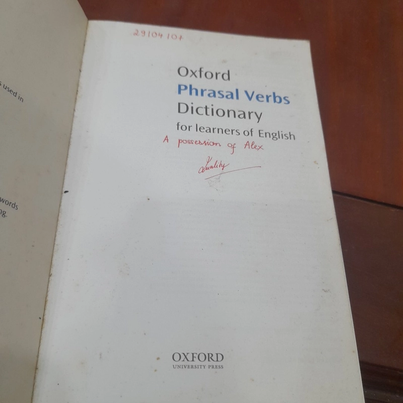 Oxford PHRASAL VERBS - Dictionary for learners of English 479215