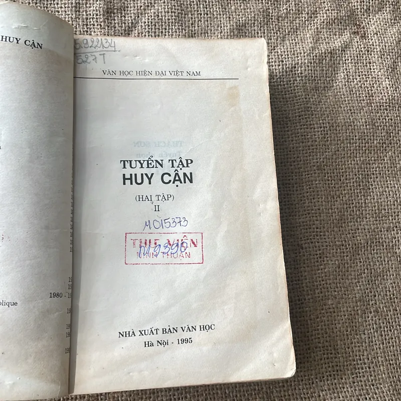 Tuyển tập Huy Cận, Thơ và văn  599057