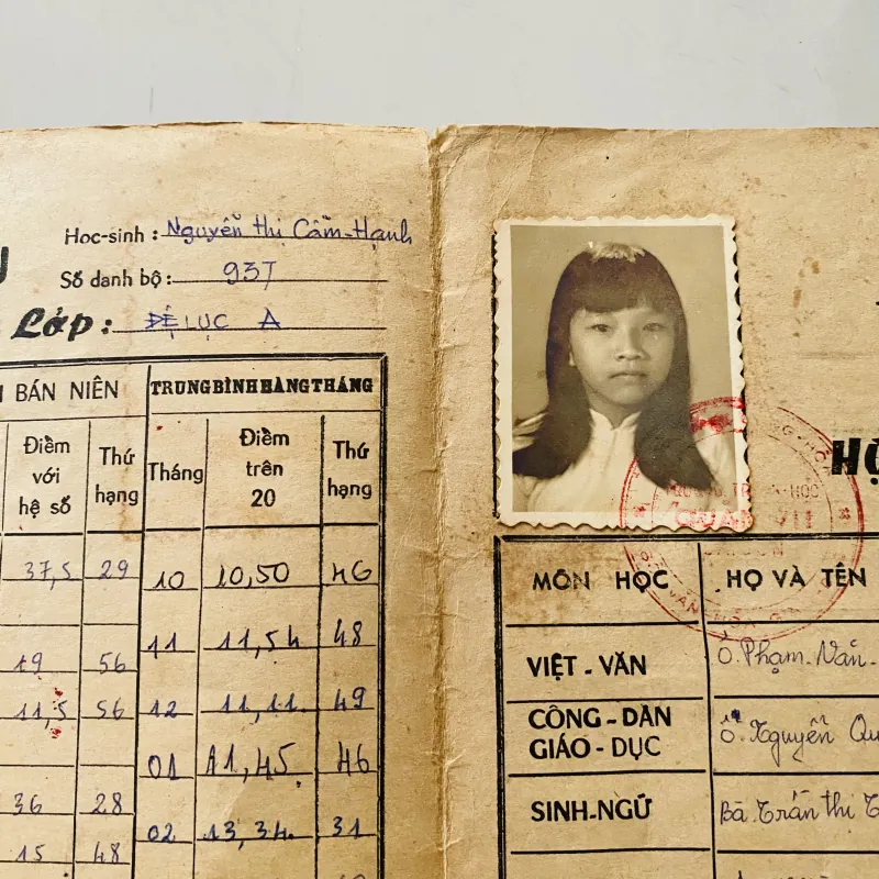 Bộ thành tích biểu xưa nữ Trung học tổng hợp Sương Nguyệt Anh, Quận 7, Thủ Đức Gia Định 1013201