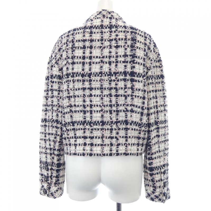 Jacket không cổ CHANEL P63285V48680 20P 630019