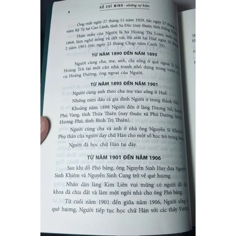 SÁCH HỒ CHÍ MINH - NHỮNG SỰ KIỆN 713109