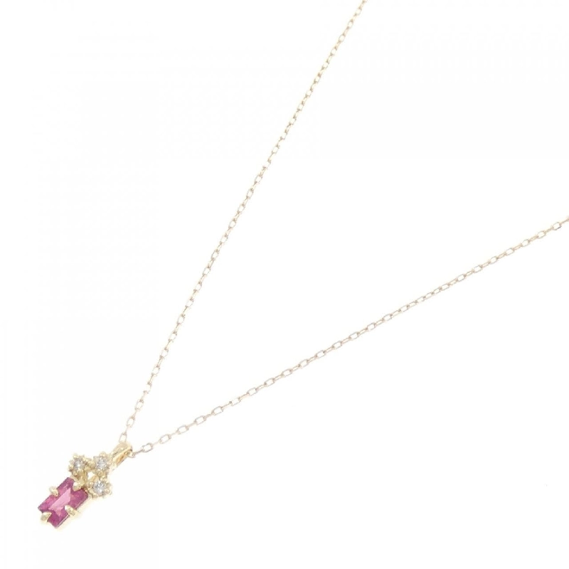 K10YG Tourmaline Necklace - Hàng hiệu Authentic 858905