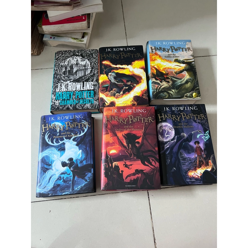 6 cuốn harry potter không trùng nhau bìa cứng tiếng anh  501435