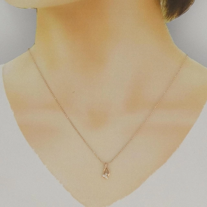 K10PG Dây chuyền kim cương 0.06CT - Hàng hiệu Authentic 859780