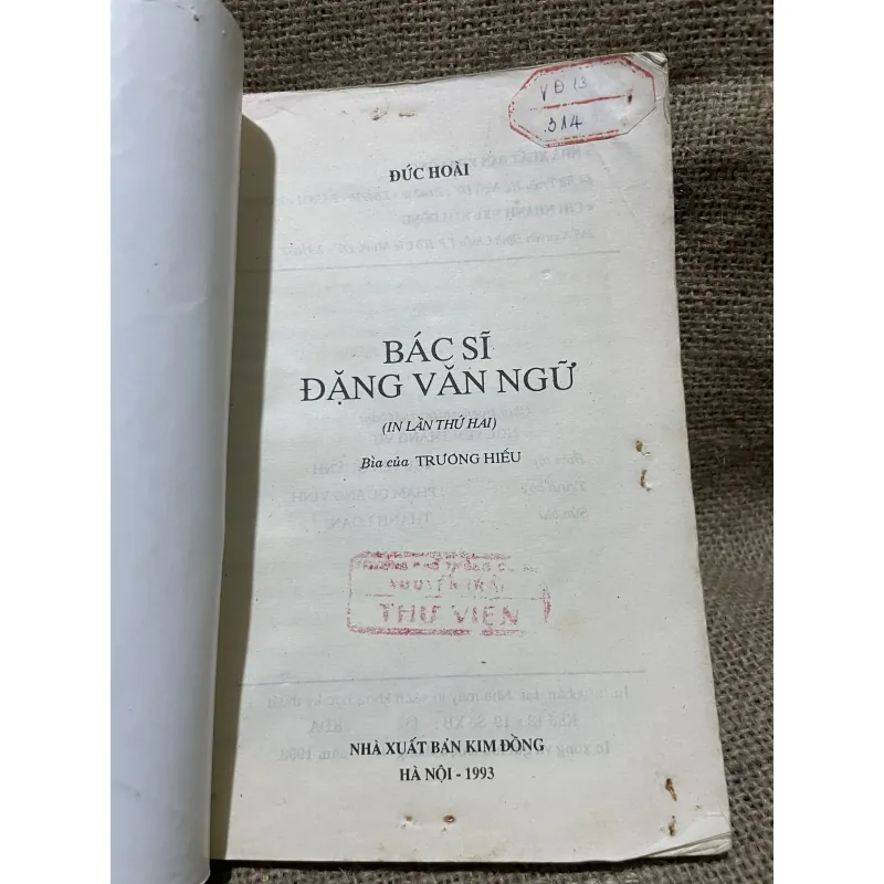 Đặng Văn Ngữ - Đức Hoài - NXB Kim Đồng 1993 933033