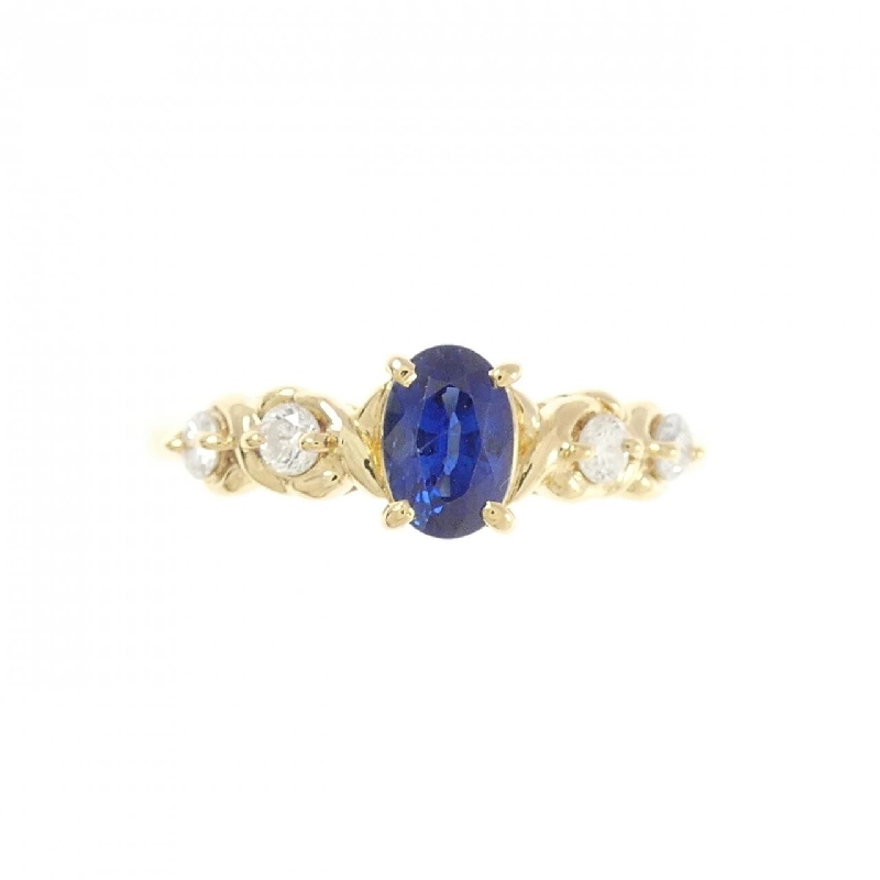 Nhẫn Sapphire K18YG 0.60CT 669382