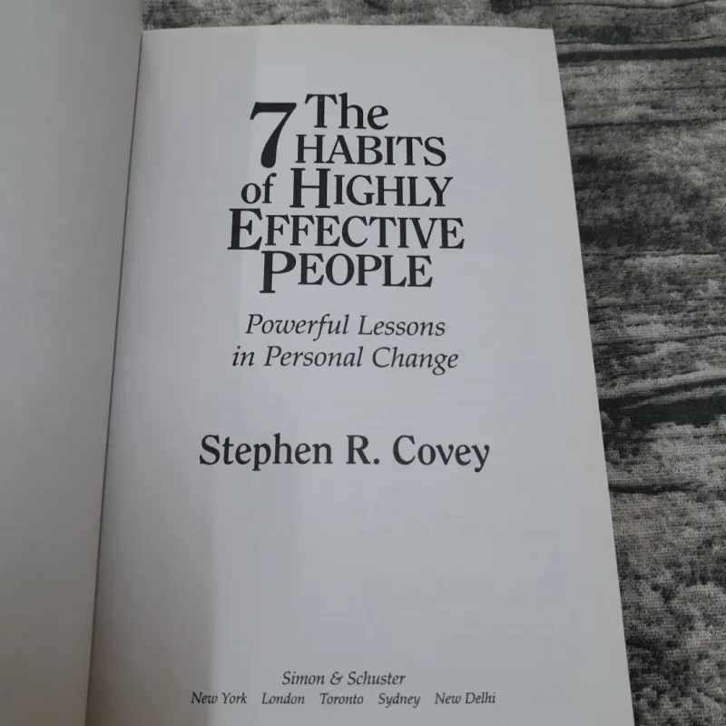 Ngoại văn tiếng Anh. THE 7 HABBITS OF HIGHLY EFFECT PEOPLE. Stephen R. Covey 762607