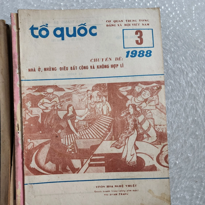 Báo Tổ quốc của Đảng Xã hội Việt Nam | 21 số từ 1979 đến 1988 nhiều số chuyên đề 452249
