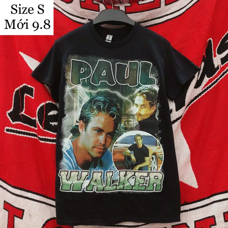 Áo phông mỹ 2hand màu đen size S (40-45kg) 973900