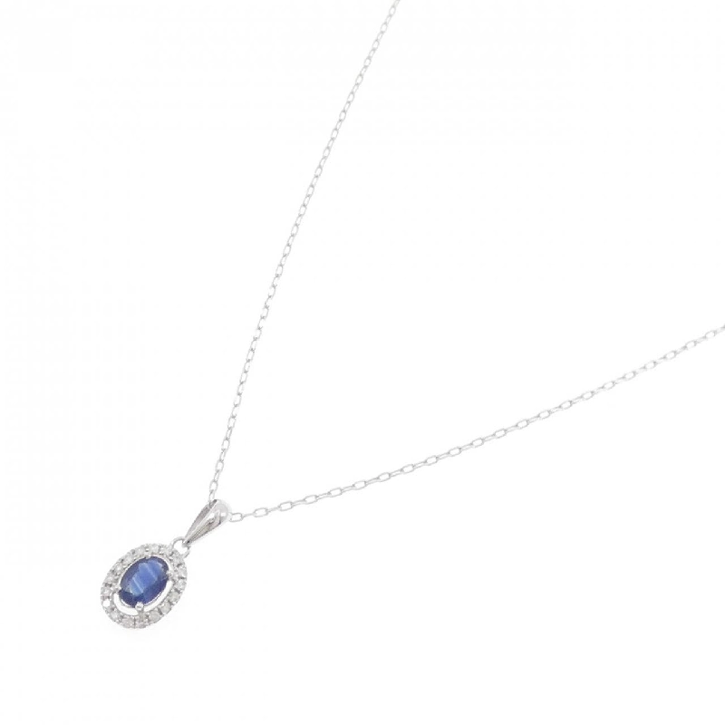 K18WG Sapphire Necklace 0.45CT - Hàng hiệu Authentic 863157