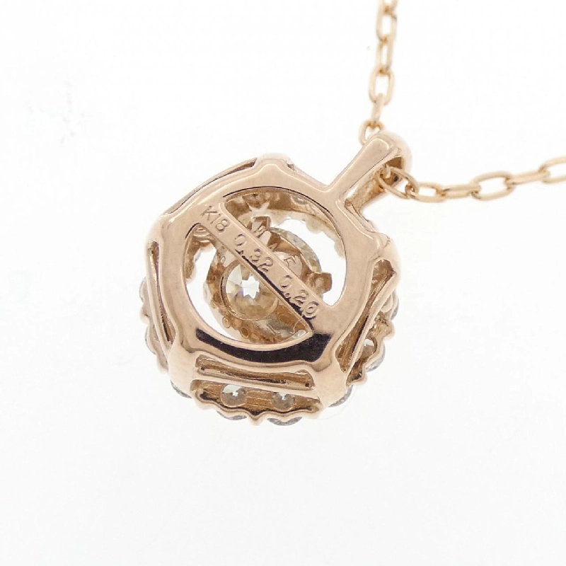 K18PG Dây chuyền kim cương 0.32CT - Hàng hiệu Authentic 861689