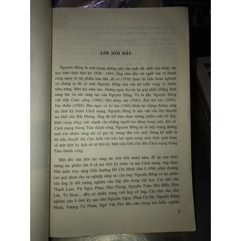 Nguyên Hồng về tác gia và tác phẩm  737759