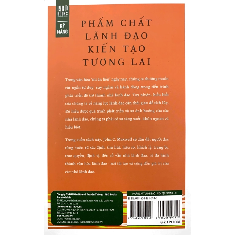 Phẩm Chất Lãnh Đạo - Kiến Tạo Tương Lai - John C. Maxwell 281706