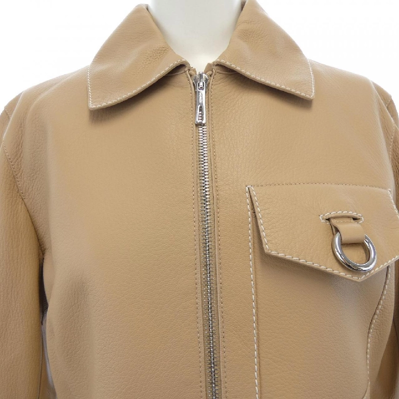 Áo khoác da HERMES 3E1220D8 629592