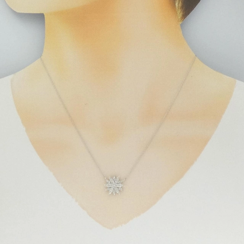 K18WG Dây chuyền kim cương 0.22CT - Hàng hiệu Chính hãng 858964