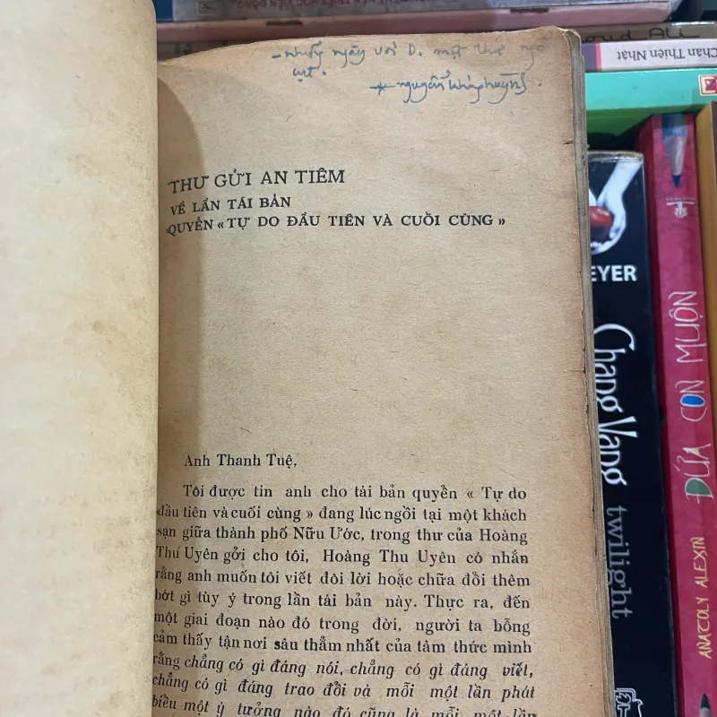 TỰ DO ĐẦU TIÊN VÀ CUỐI CÙNG - KRISHNAMURTI (PHẠM CÔNG THIỆN dịch)  992957
