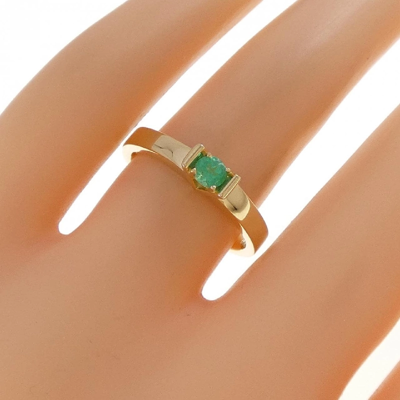 Nhẫn Ngọc Lục Bảo Ginza Tanaka 0.12CT - Hàng hiệu Chính hãng 836849