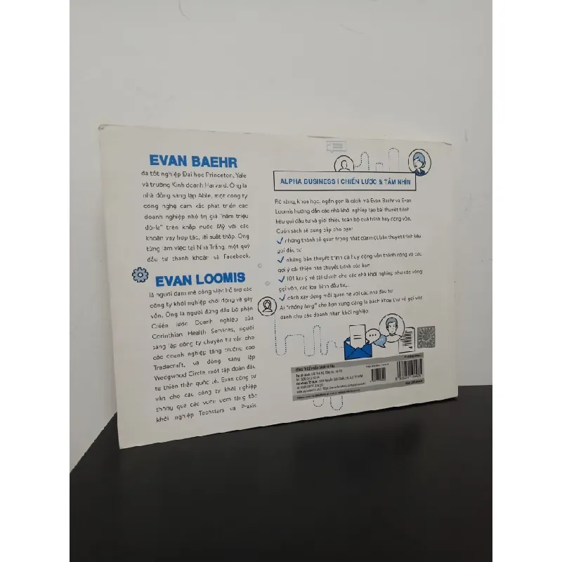 [Phiên Chợ Sách Cũ] Ai "Chống Lưng" Cho Bạn - Ý Tưởng Hoàn Toàn Mới Về Gọi Vốn Và Tạo Dựng Quan Hệ Với Các Nhà Đầu Tư - Evan Baehr, Evan Loomis 0601 403433