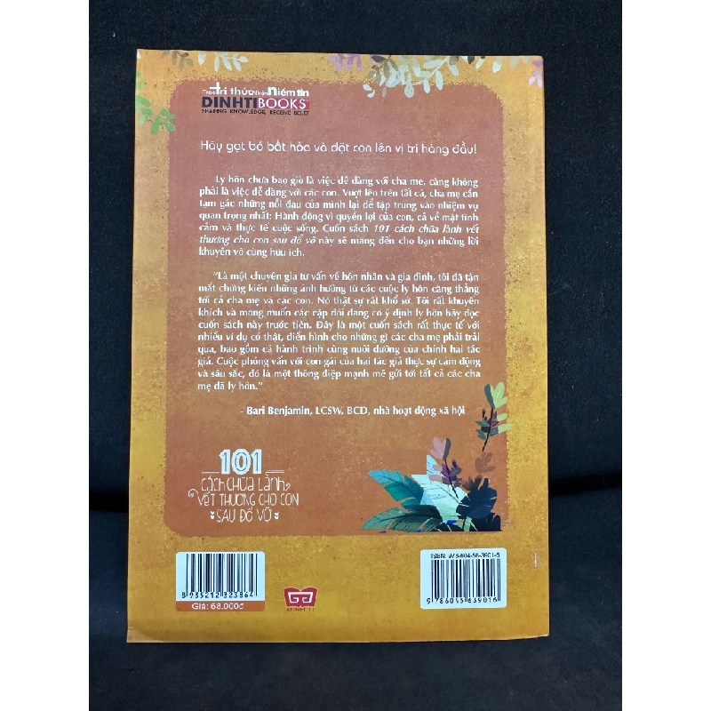 101 Cách Chữa Lành Vết Thương Cho Con Sau Đổ Vỡ - Để con không tổn thương và vẫn luôn yêu bố mẹ, mới 90%, 2017 SBM0502 Oreka-Blogmeo 70946