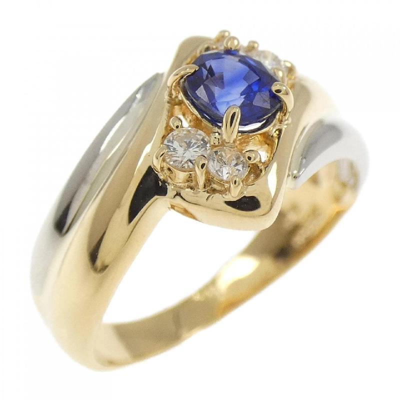 Nhẫn Sapphire K18YG/PT900 0.36CT - Hàng hiệu Chính hãng 854490