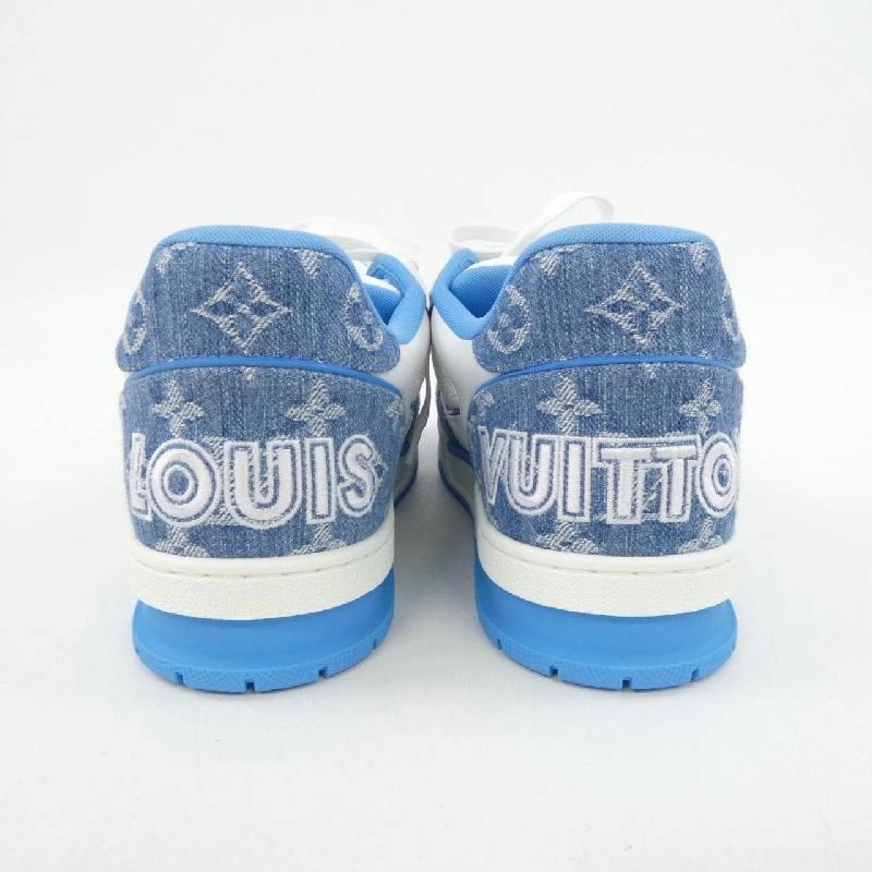 Giày sneaker Louis Vuitton LV Trainer Line Monogram Denim - Hàng hiệu Chính hãng 906825