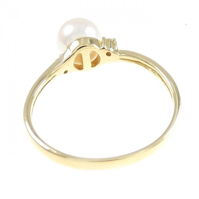 Nhẫn ngọc trai Akoya K18YG 6mm 670555