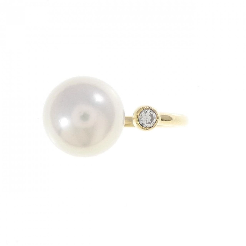 Nhẫn ngọc trai Akoya K18YG 9.6mm - Hàng hiệu chính hãng 851945