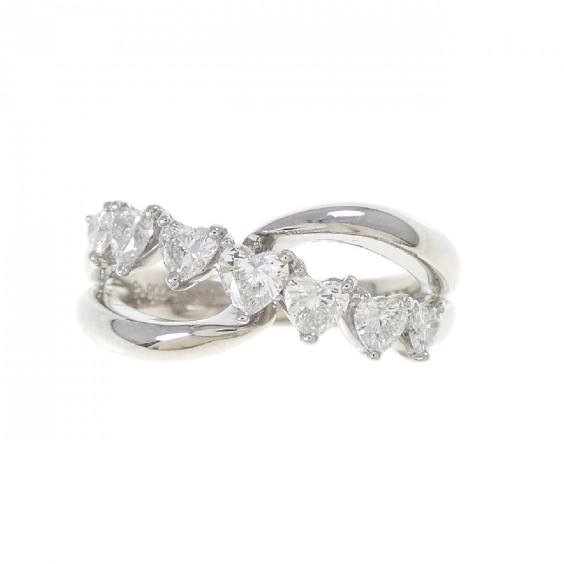 Nhẫn kim cương hình trái tim PT900 0.56CT - Hàng hiệu Authentic 850689