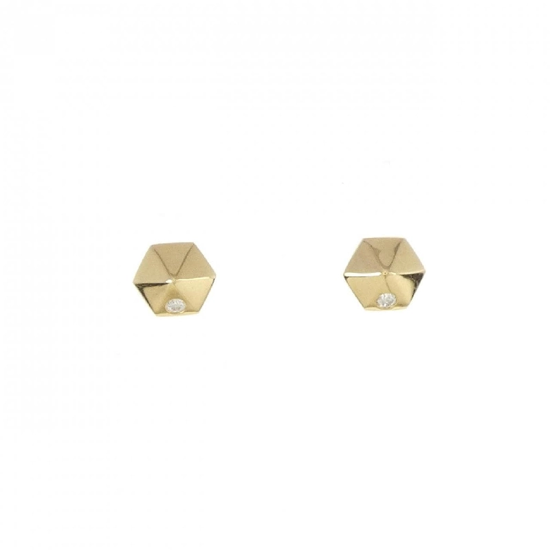 K18YG Bông tai kim cương 0.02CT - Hàng hiệu Chính hãng 877445